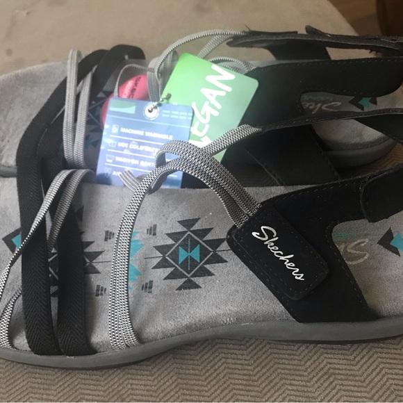 Skechers summer sandals memory foam new with tag size us 9 - Picture 5 of 8